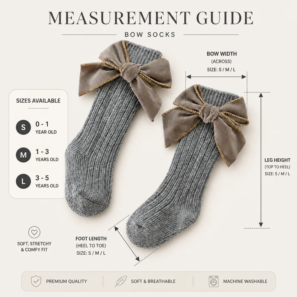 Baby Bow Knee-High Socks