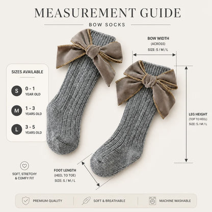 Baby Bow Knee-High Socks
