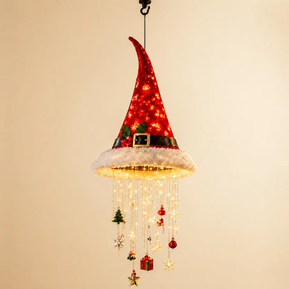 Christmas Santa Hat LED Hanging Light