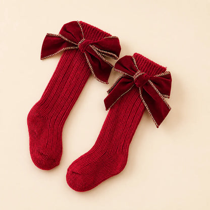 Baby Bow Knee-High Socks