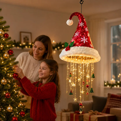 Christmas Santa Hat LED Hanging Light