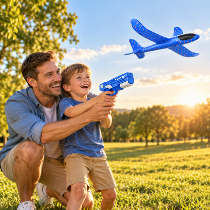 Kids Foam Airplane Launcher