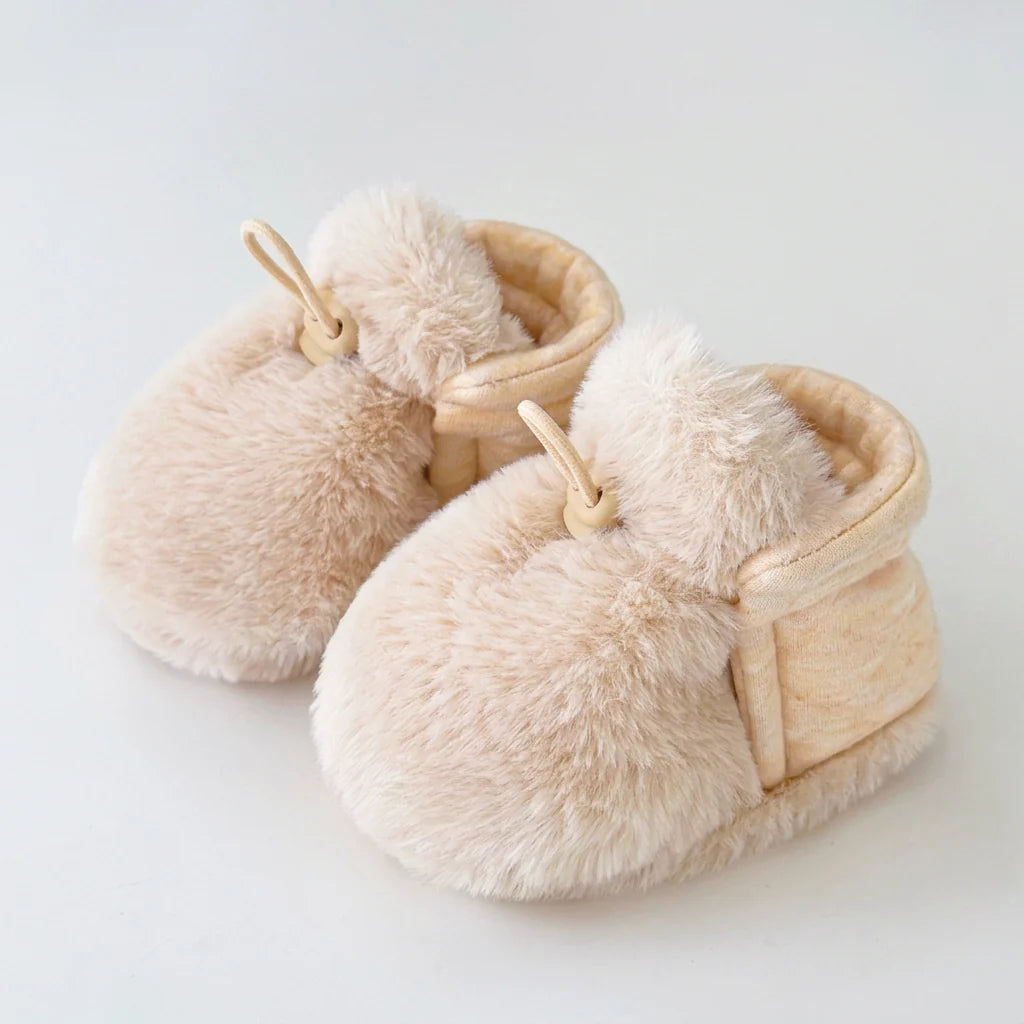 Fleece-Lined Baby Booties