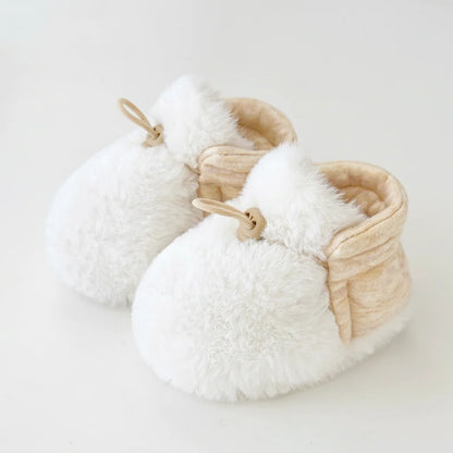 Fleece-Lined Baby Booties
