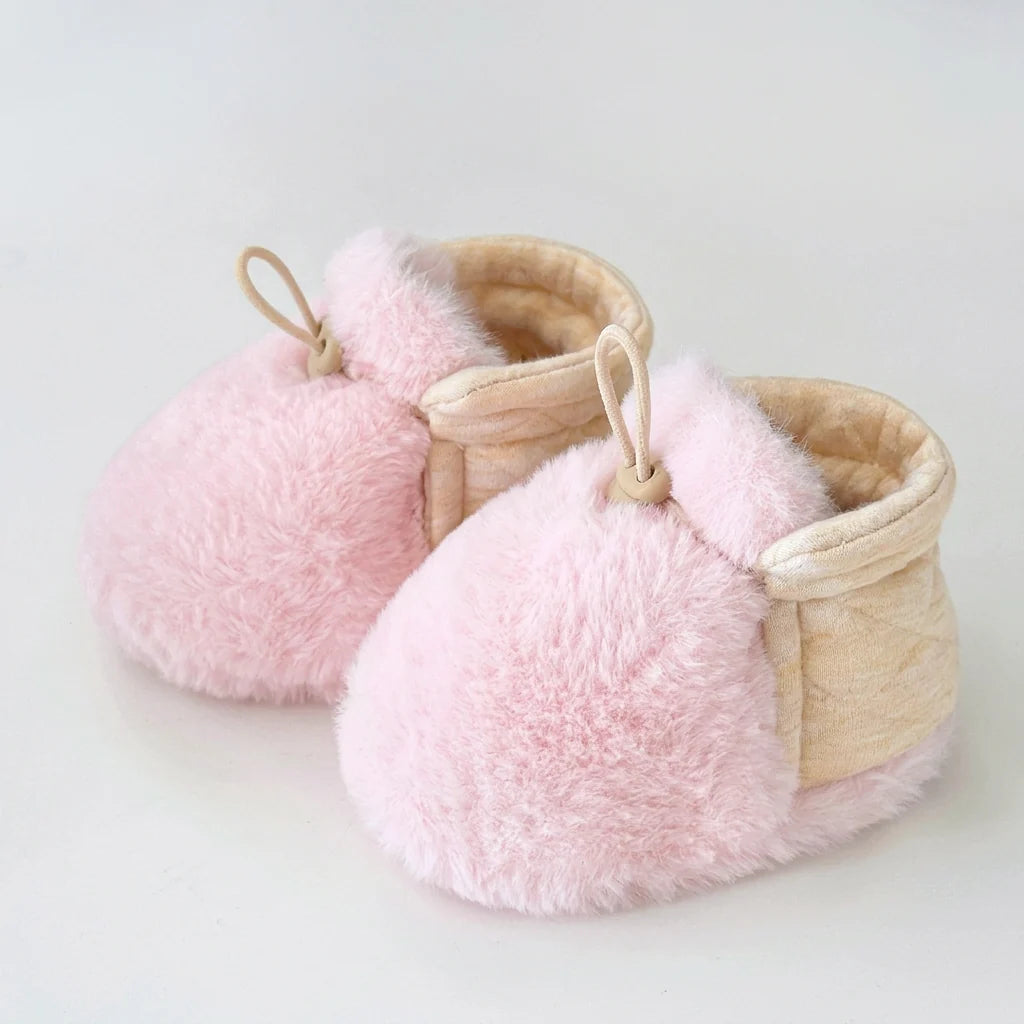 Fleece-Lined Baby Booties