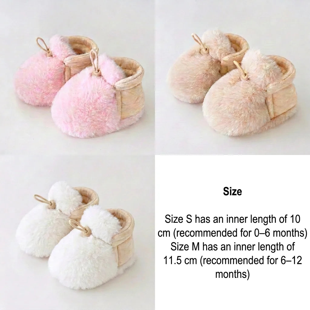 Fleece-Lined Baby Booties