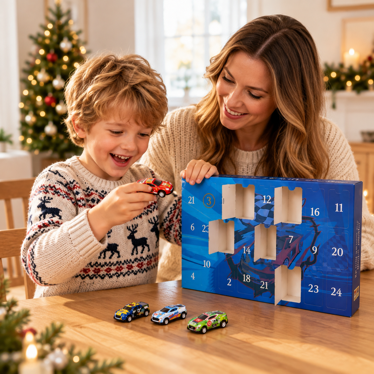 Kids’ Racing Car Advent Calendar