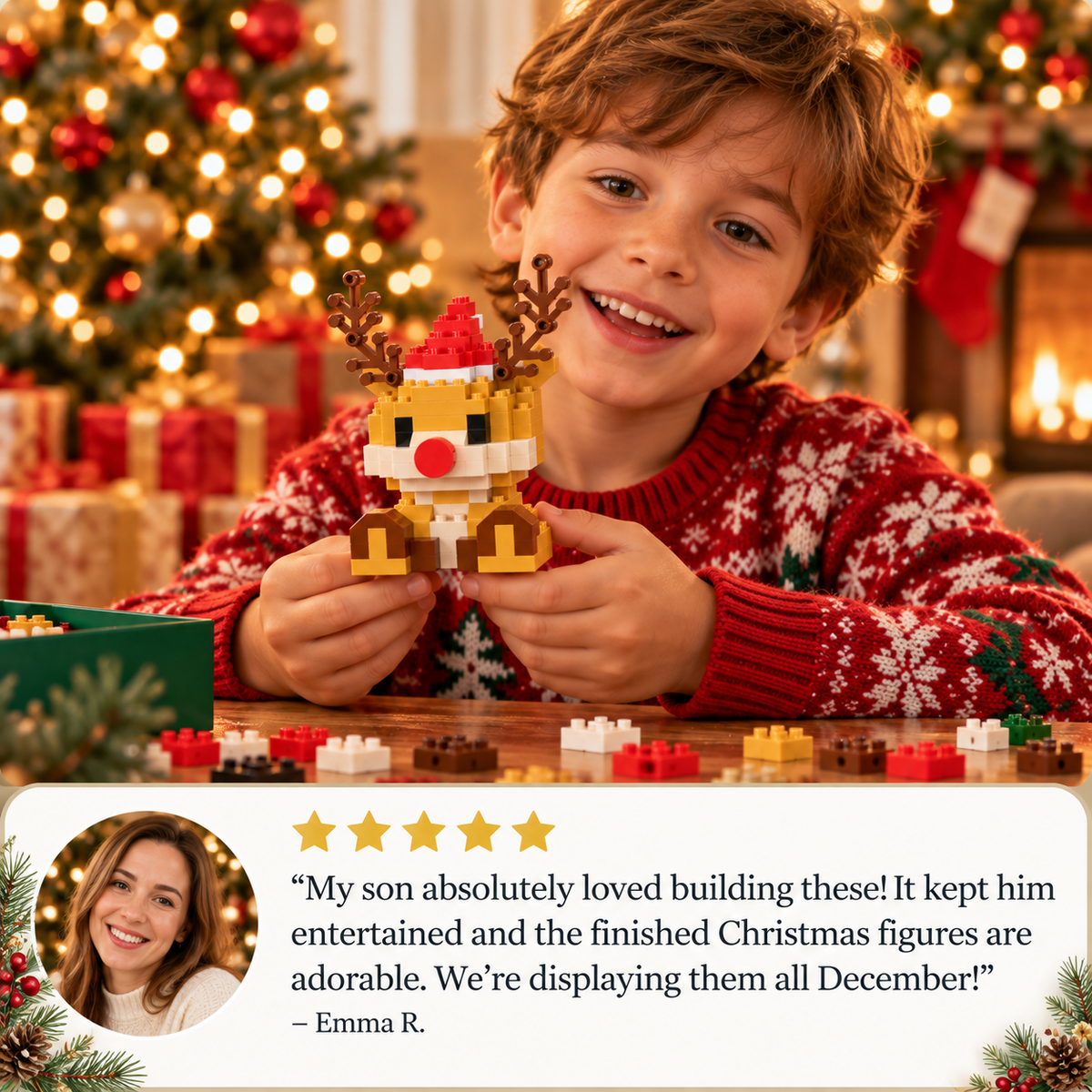 Christmas Building Figure