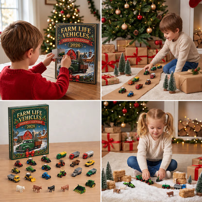 Farm Vehicles Advent Calendar