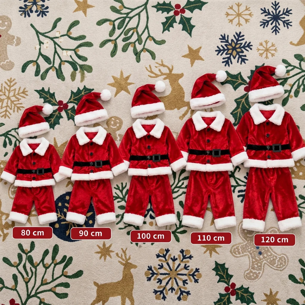 Baby Santa Costume Set