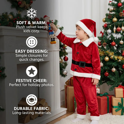 Baby Santa Costume Set