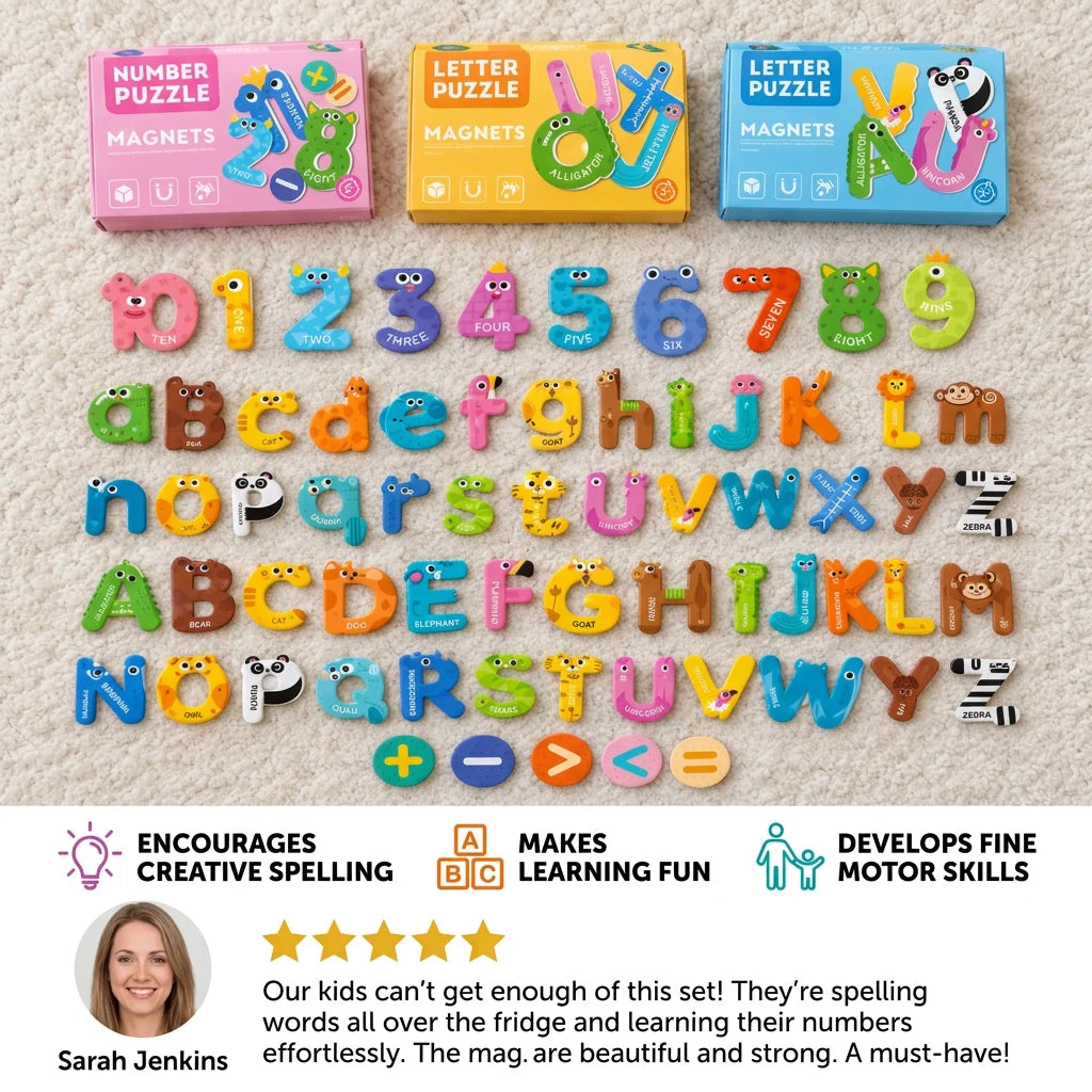 Animal ABC & 123 Magnets